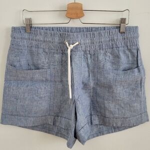 NWOT Athleta Cabo Linen 4" Shorts